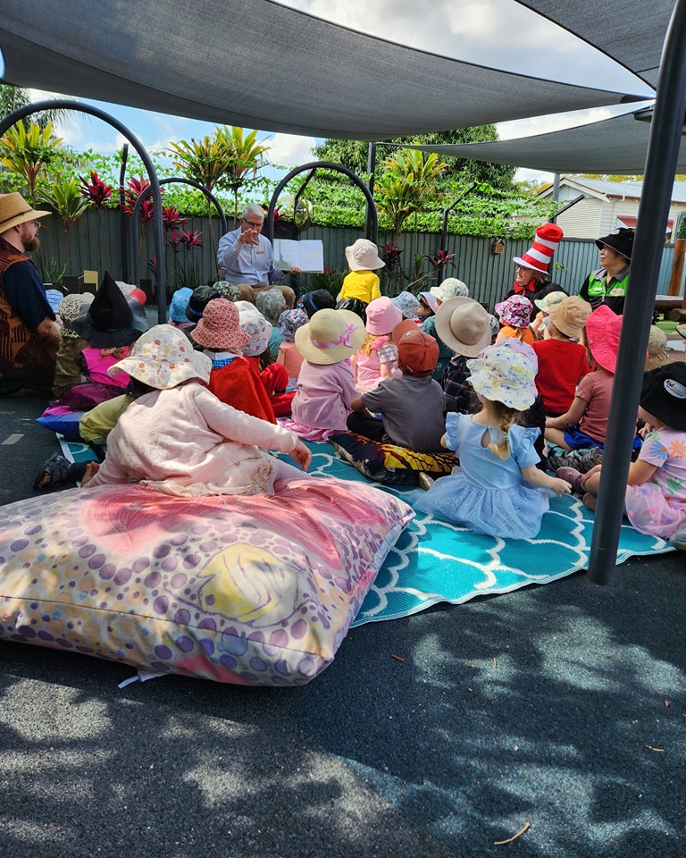 Reading to preppies and kindy kids for Bookweek